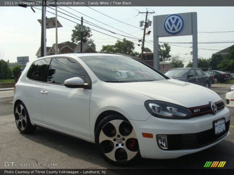 Candy White / Titan Black 2011 Volkswagen GTI 2 Door Autobahn Edition