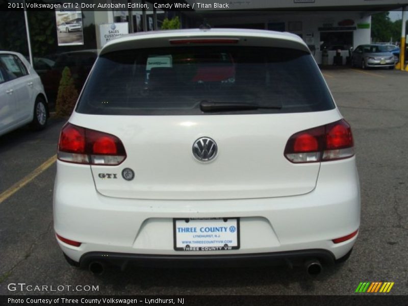 Candy White / Titan Black 2011 Volkswagen GTI 2 Door Autobahn Edition