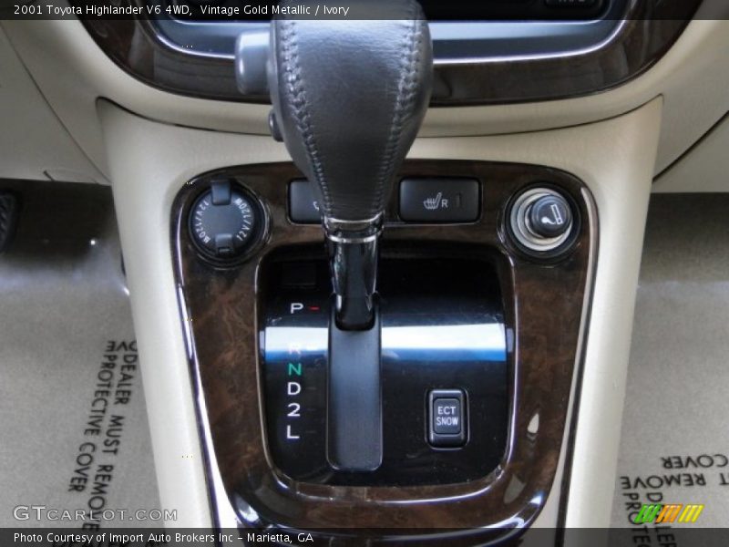  2001 Highlander V6 4WD 4 Speed Automatic Shifter