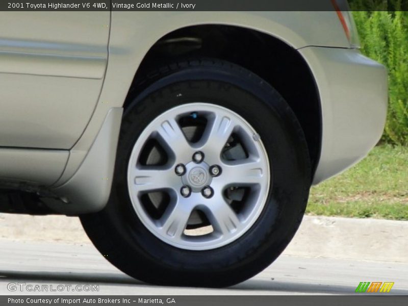 Vintage Gold Metallic / Ivory 2001 Toyota Highlander V6 4WD