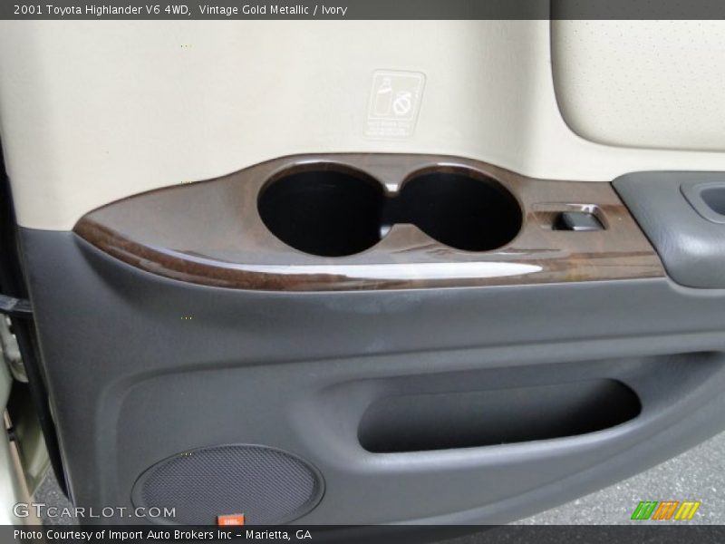Vintage Gold Metallic / Ivory 2001 Toyota Highlander V6 4WD