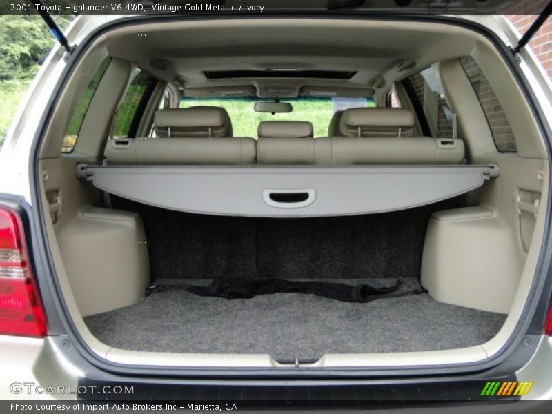  2001 Highlander V6 4WD Trunk