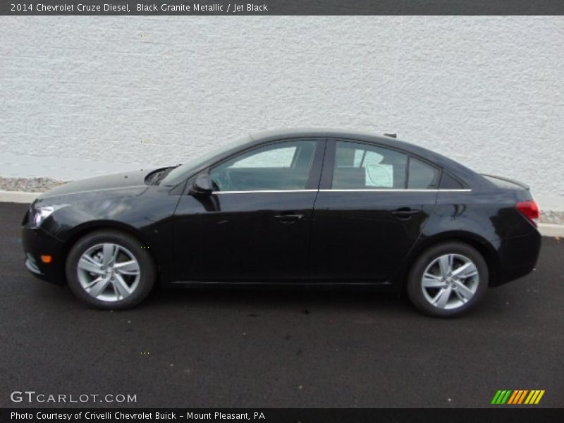 Black Granite Metallic / Jet Black 2014 Chevrolet Cruze Diesel