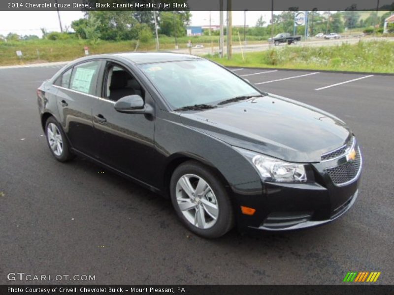 Black Granite Metallic / Jet Black 2014 Chevrolet Cruze Diesel
