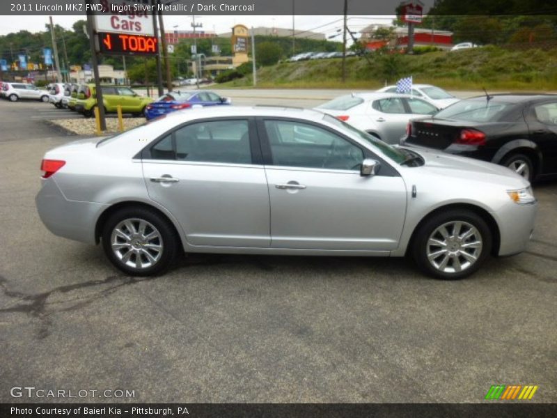 Ingot Silver Metallic / Dark Charcoal 2011 Lincoln MKZ FWD