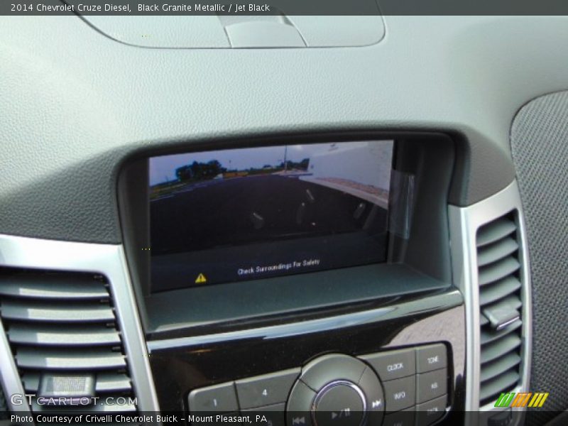 Black Granite Metallic / Jet Black 2014 Chevrolet Cruze Diesel