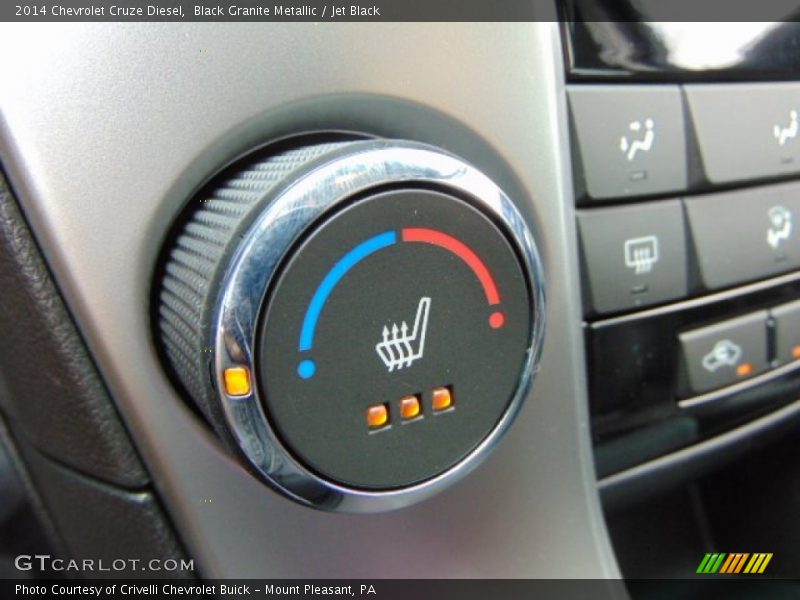 Black Granite Metallic / Jet Black 2014 Chevrolet Cruze Diesel