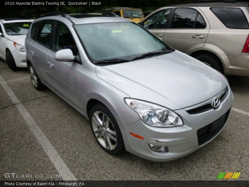 Quicksilver / Black 2010 Hyundai Elantra Touring SE