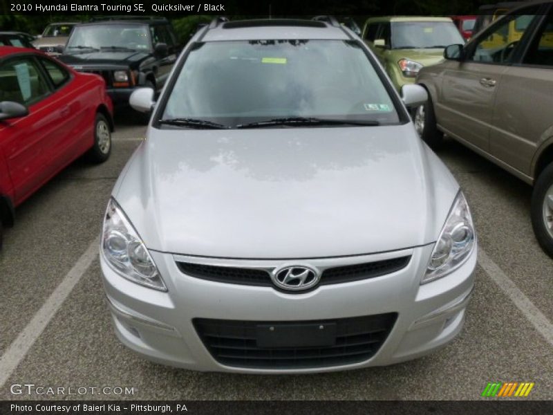 Quicksilver / Black 2010 Hyundai Elantra Touring SE