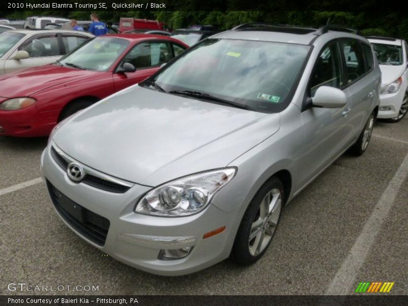 Quicksilver / Black 2010 Hyundai Elantra Touring SE