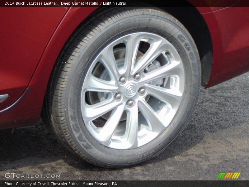 Deep Garnet Metallic / Light Neutral 2014 Buick LaCrosse Leather