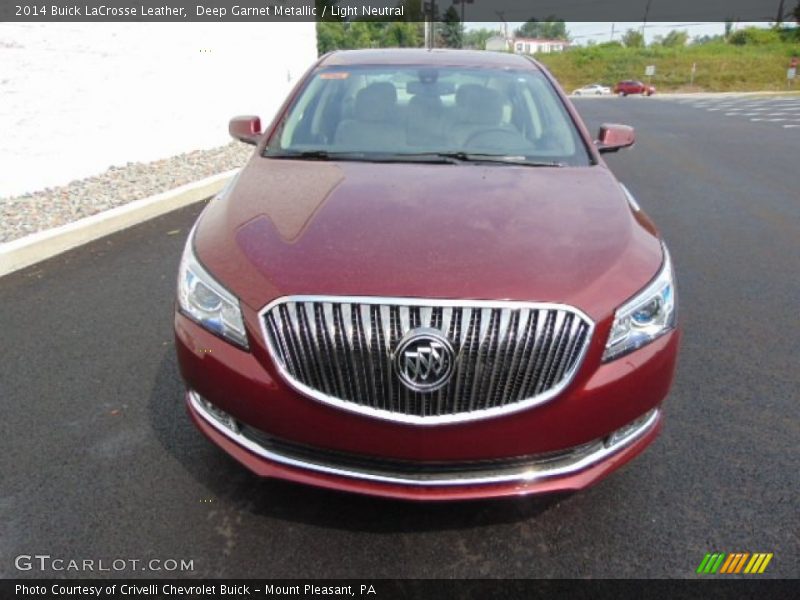 Deep Garnet Metallic / Light Neutral 2014 Buick LaCrosse Leather