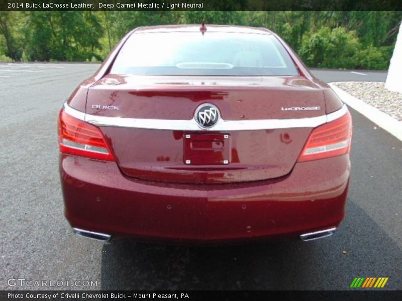 Deep Garnet Metallic / Light Neutral 2014 Buick LaCrosse Leather