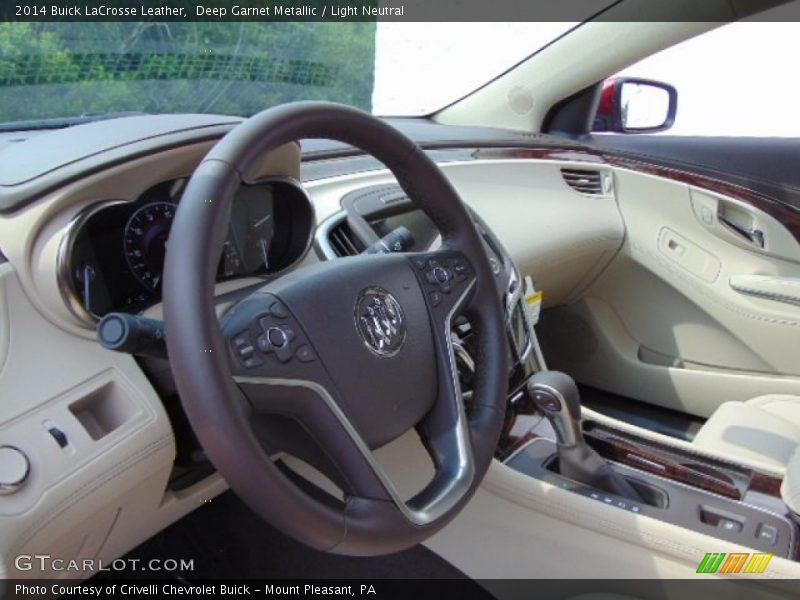 Deep Garnet Metallic / Light Neutral 2014 Buick LaCrosse Leather