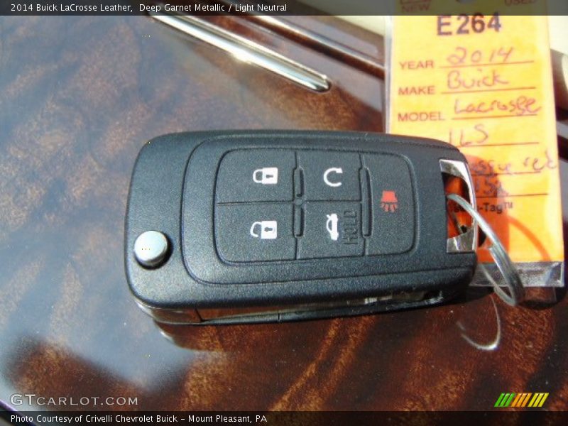 Deep Garnet Metallic / Light Neutral 2014 Buick LaCrosse Leather