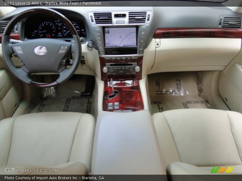 Starfire White Pearl / Parchment 2011 Lexus LS 460 L