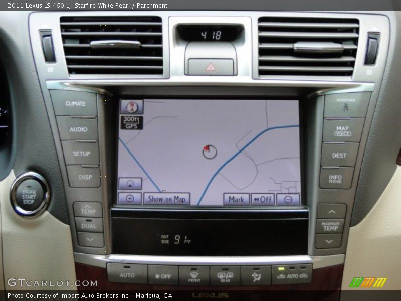 Starfire White Pearl / Parchment 2011 Lexus LS 460 L
