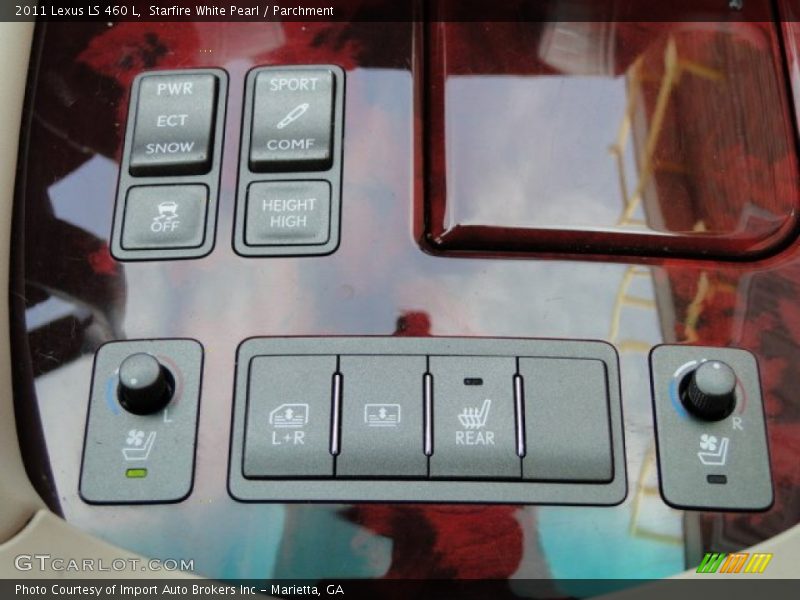 Starfire White Pearl / Parchment 2011 Lexus LS 460 L