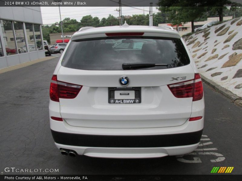 Alpine White / Black 2014 BMW X3 xDrive28i