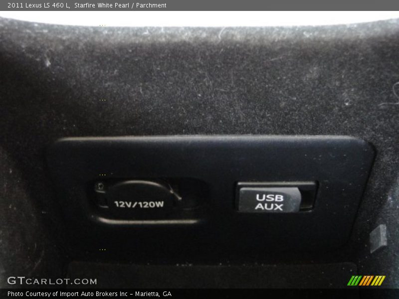 Starfire White Pearl / Parchment 2011 Lexus LS 460 L