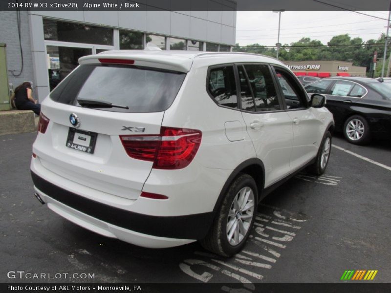 Alpine White / Black 2014 BMW X3 xDrive28i