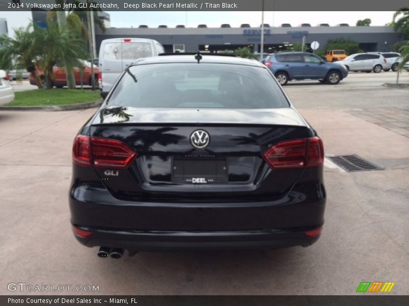 Deep Black Pearl Metallic / Titan Black 2014 Volkswagen Jetta GLI Autobahn