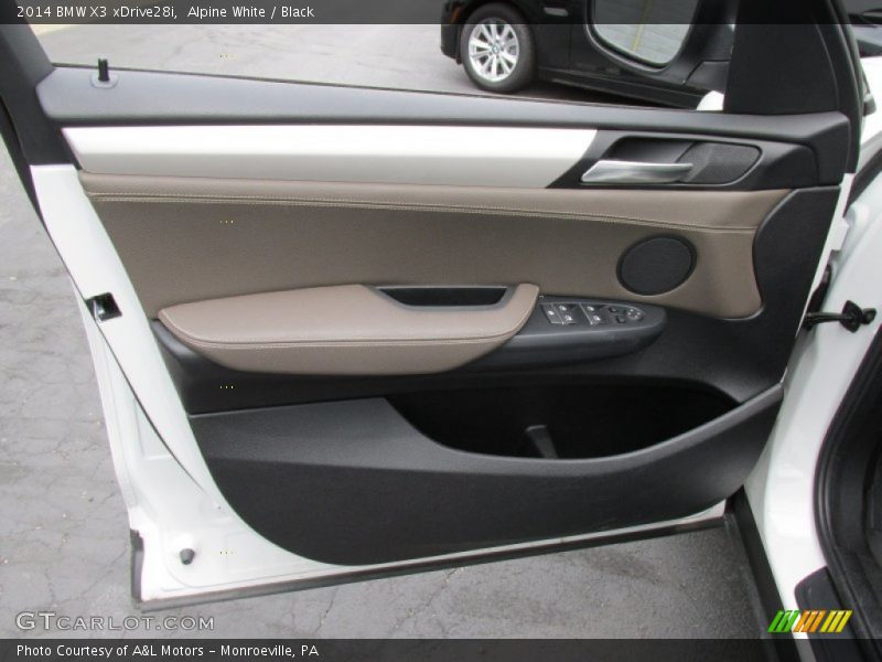 Alpine White / Black 2014 BMW X3 xDrive28i