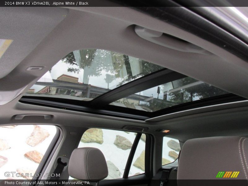 Alpine White / Black 2014 BMW X3 xDrive28i
