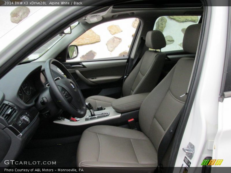 Alpine White / Black 2014 BMW X3 xDrive28i
