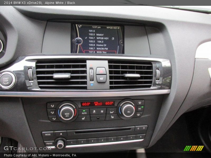 Alpine White / Black 2014 BMW X3 xDrive28i