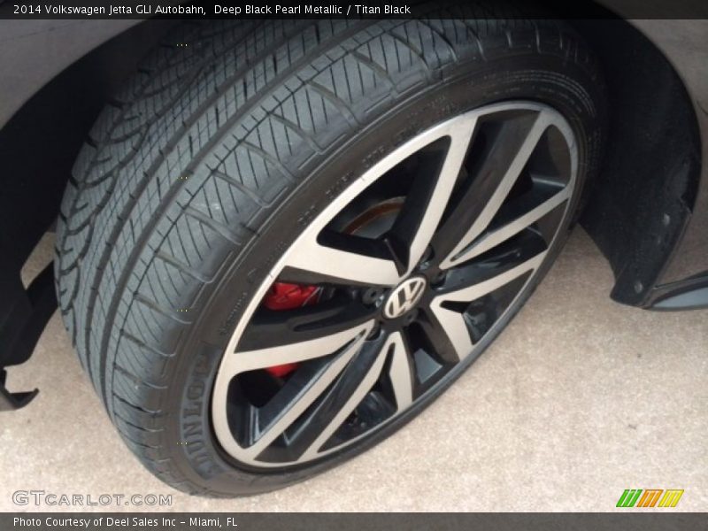 Deep Black Pearl Metallic / Titan Black 2014 Volkswagen Jetta GLI Autobahn
