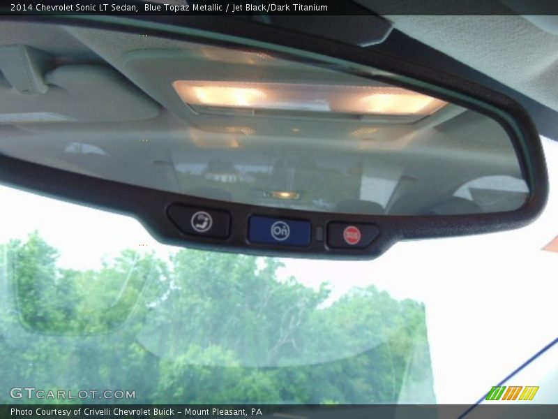 Blue Topaz Metallic / Jet Black/Dark Titanium 2014 Chevrolet Sonic LT Sedan