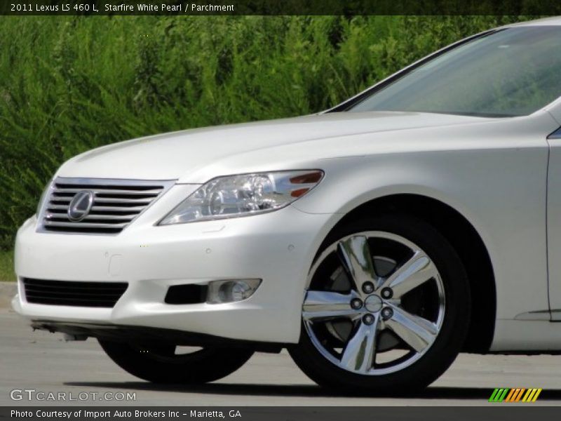 Starfire White Pearl / Parchment 2011 Lexus LS 460 L