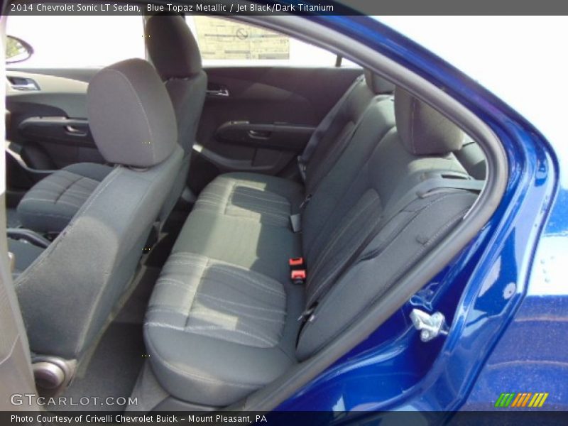 Blue Topaz Metallic / Jet Black/Dark Titanium 2014 Chevrolet Sonic LT Sedan