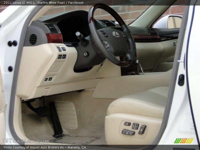 Starfire White Pearl / Parchment 2011 Lexus LS 460 L