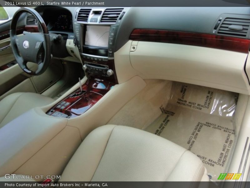 Starfire White Pearl / Parchment 2011 Lexus LS 460 L