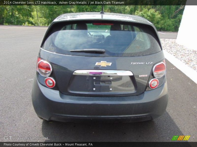 Ashen Gray Metallic / Jet Black/Dark Titanium 2014 Chevrolet Sonic LTZ Hatchback