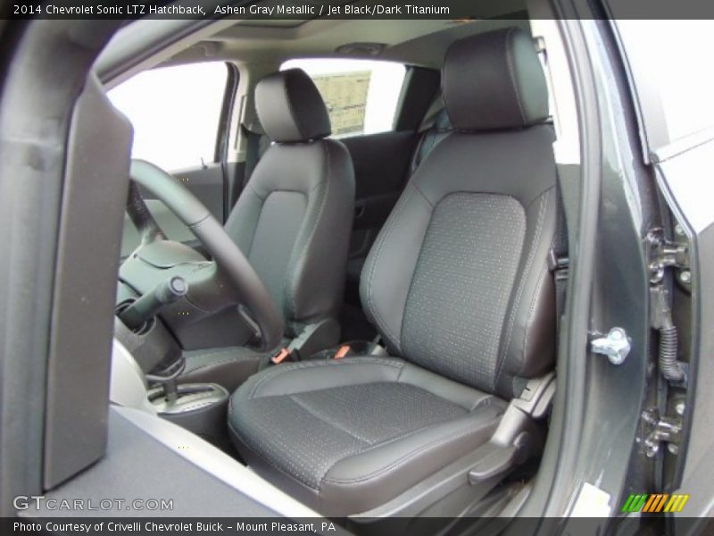 Ashen Gray Metallic / Jet Black/Dark Titanium 2014 Chevrolet Sonic LTZ Hatchback