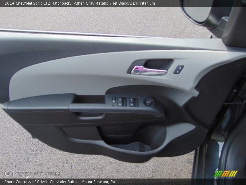 Ashen Gray Metallic / Jet Black/Dark Titanium 2014 Chevrolet Sonic LTZ Hatchback