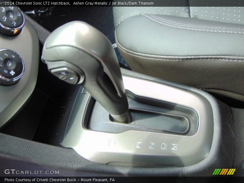 Ashen Gray Metallic / Jet Black/Dark Titanium 2014 Chevrolet Sonic LTZ Hatchback