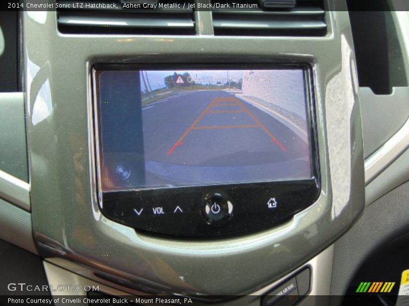 Ashen Gray Metallic / Jet Black/Dark Titanium 2014 Chevrolet Sonic LTZ Hatchback