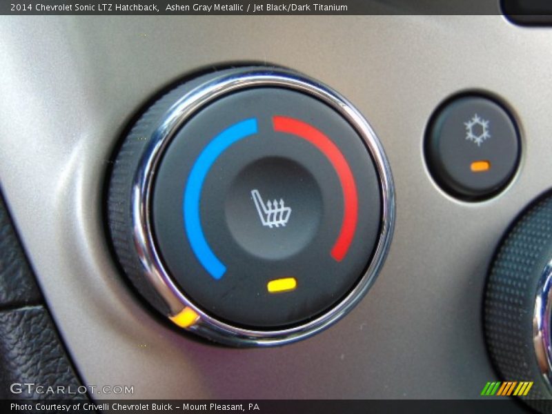 Ashen Gray Metallic / Jet Black/Dark Titanium 2014 Chevrolet Sonic LTZ Hatchback