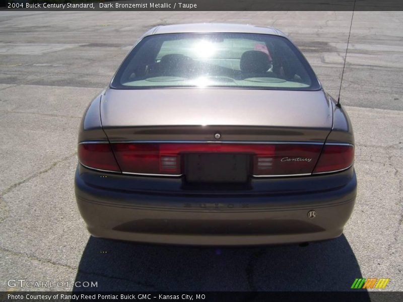 Dark Bronzemist Metallic / Taupe 2004 Buick Century Standard