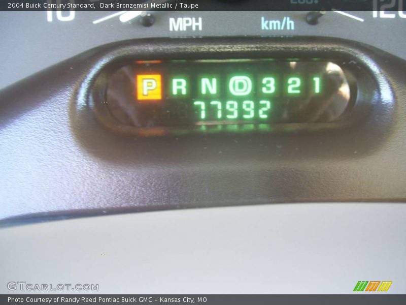 Dark Bronzemist Metallic / Taupe 2004 Buick Century Standard
