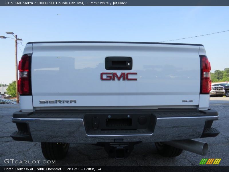 Summit White / Jet Black 2015 GMC Sierra 2500HD SLE Double Cab 4x4