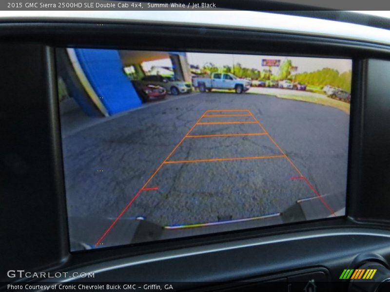 Summit White / Jet Black 2015 GMC Sierra 2500HD SLE Double Cab 4x4