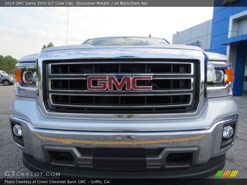 Quicksilver Metallic / Jet Black/Dark Ash 2014 GMC Sierra 1500 SLT Crew Cab