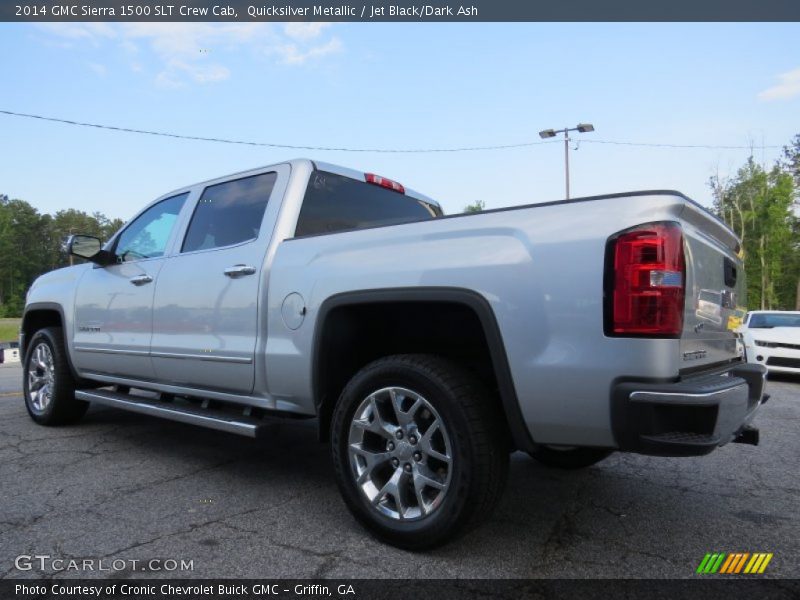 Quicksilver Metallic / Jet Black/Dark Ash 2014 GMC Sierra 1500 SLT Crew Cab