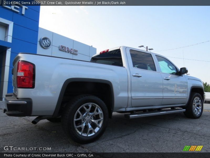 Quicksilver Metallic / Jet Black/Dark Ash 2014 GMC Sierra 1500 SLT Crew Cab