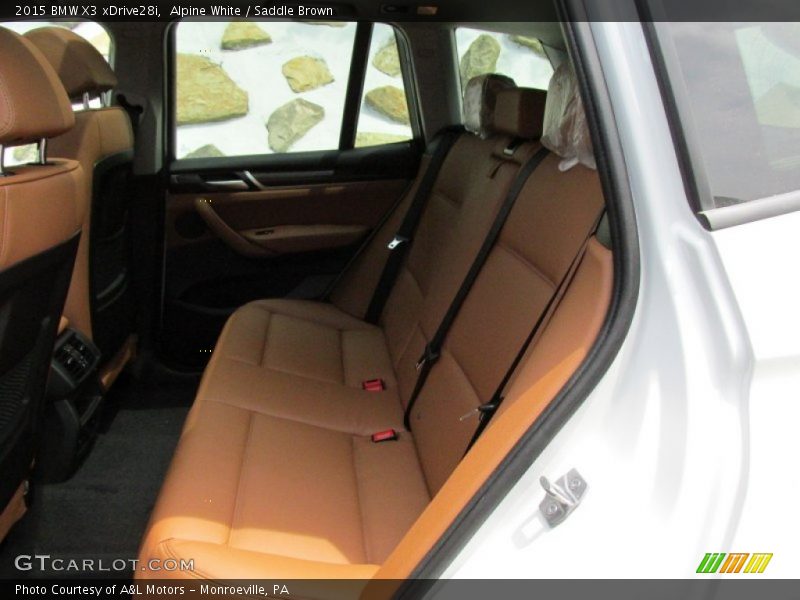 Alpine White / Saddle Brown 2015 BMW X3 xDrive28i